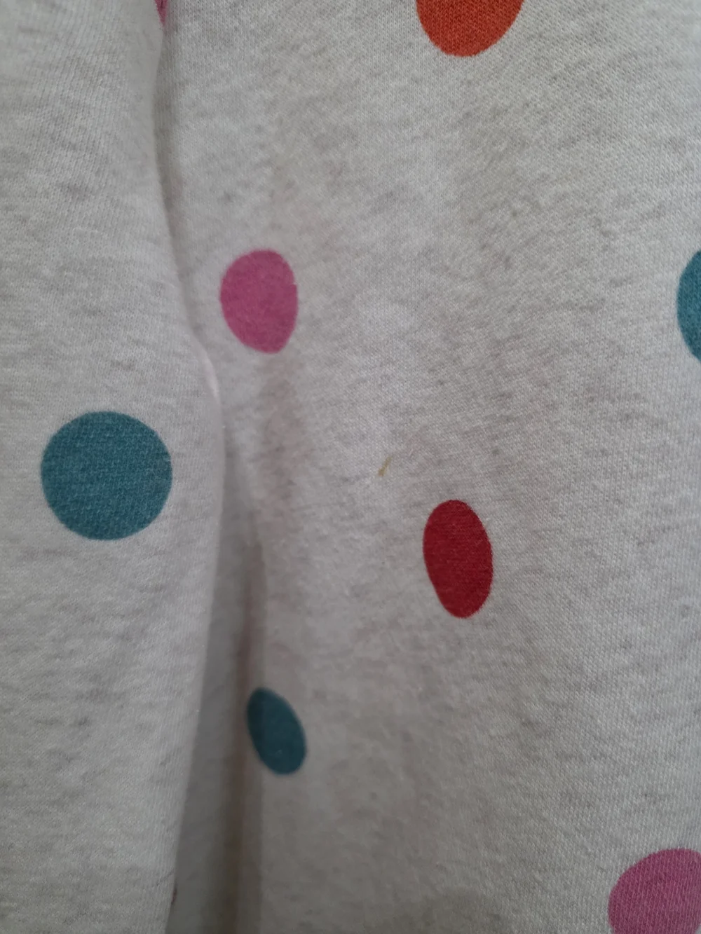 Mini Boden Polka Dot Sweatshirt Dress